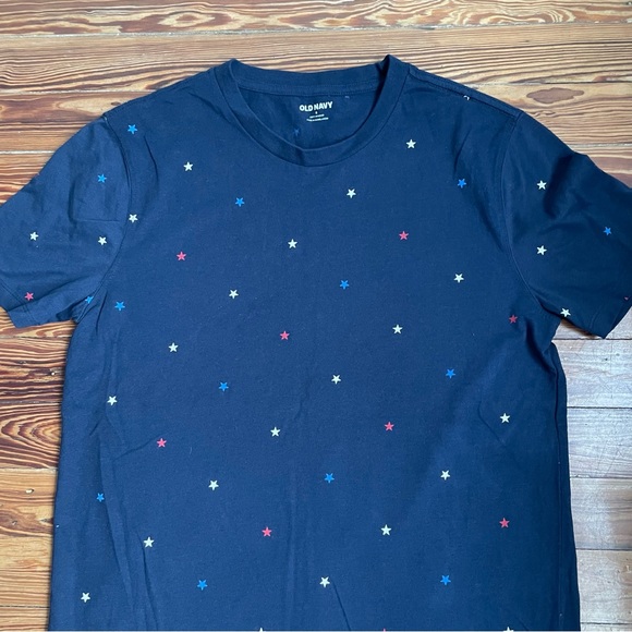 Old Navy Blue 4th of July T-Shirt with Stars - Picture 4 of 9